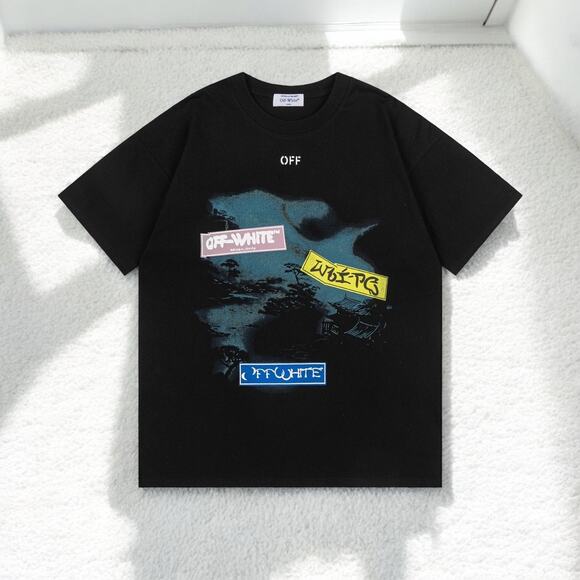 OFF-WHITE Crew neck, short sleeves Size L - Picture 1 of 2